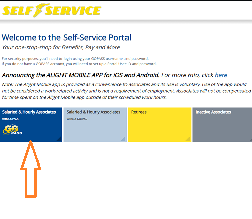 Goodyear Self Service Portal